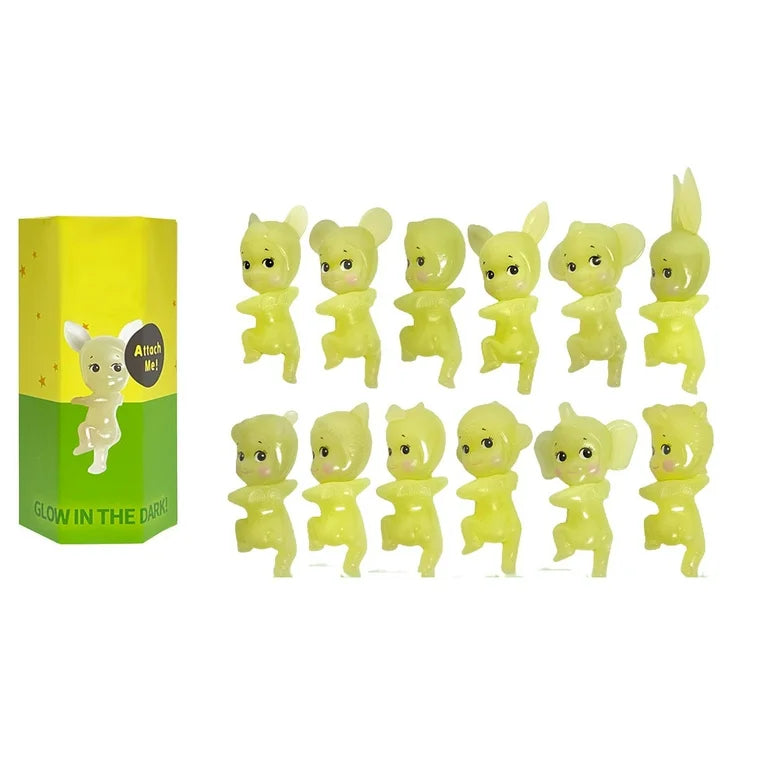 Sonny Angel Hippers Glow in the dark Looking Back Blind Box Serie limitata
