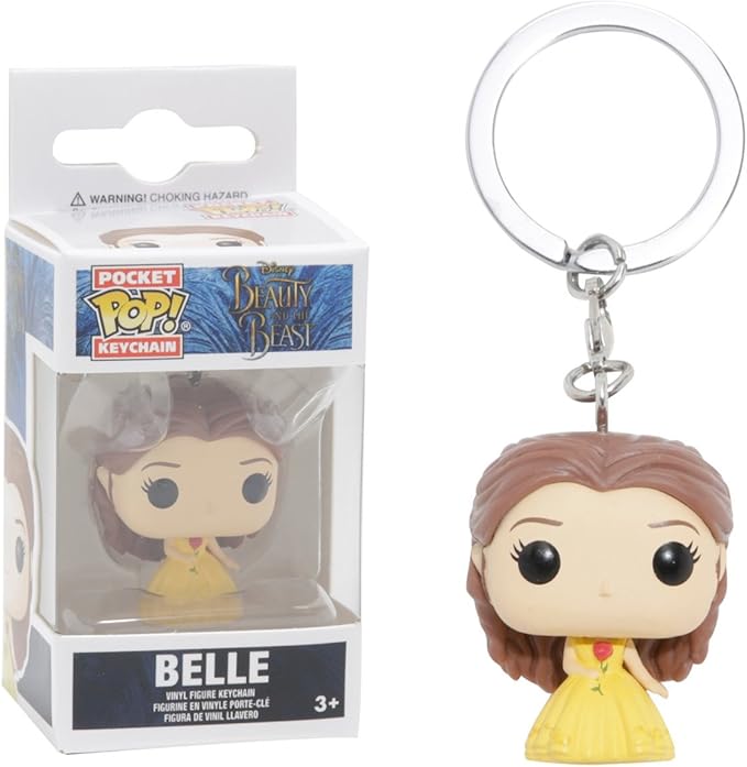MINI FUNKO POP PORTACHIAVI LA BELLA E LA BESTIA BELLE