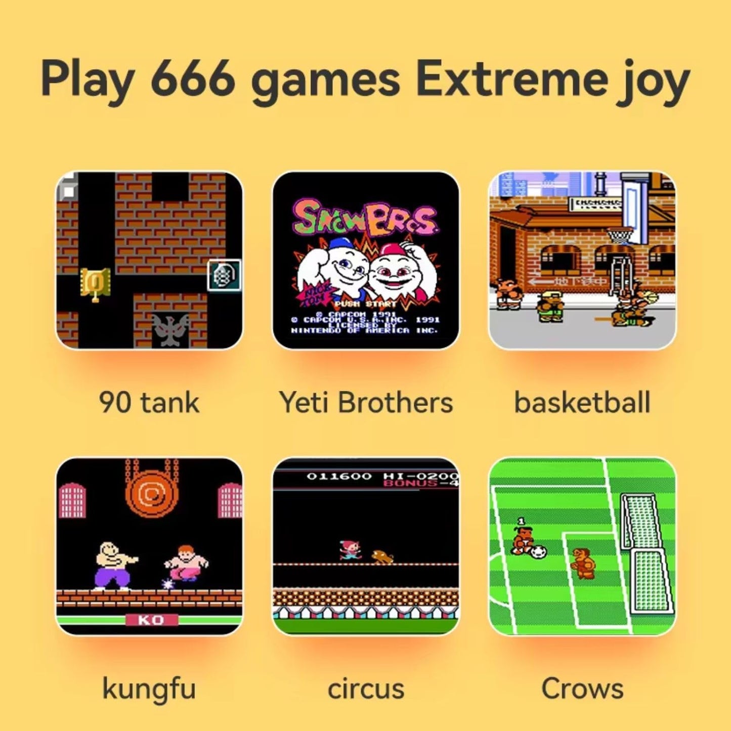 Console portatile Retro Game Box 666 giochi in 1