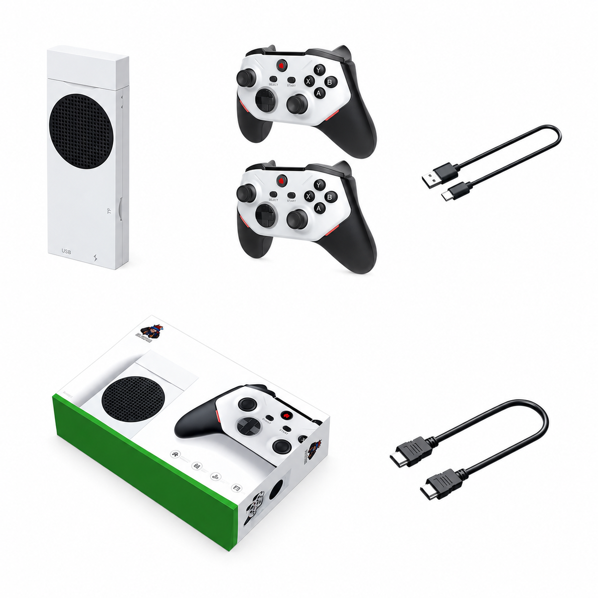 Console retro HDMI con due controller