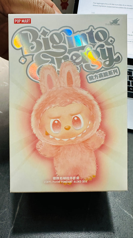 Lafufu LABUBU Peluche Pop Mart Big Into Energy Portachiavi R