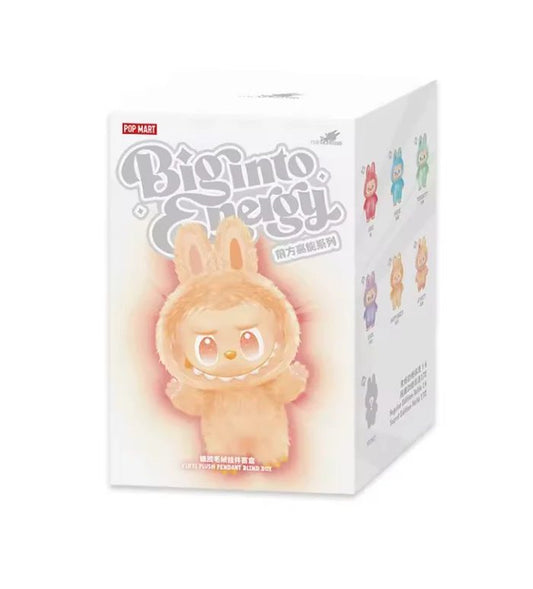 LABUBU Peluche Pop Mart Big Into Energy Portachiavi Giocattolo da Collezione V3