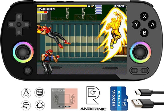 Console Retro Portatile RG-40XXH – 10.000 Giochi Inclusi | Bluetooth & Display HD