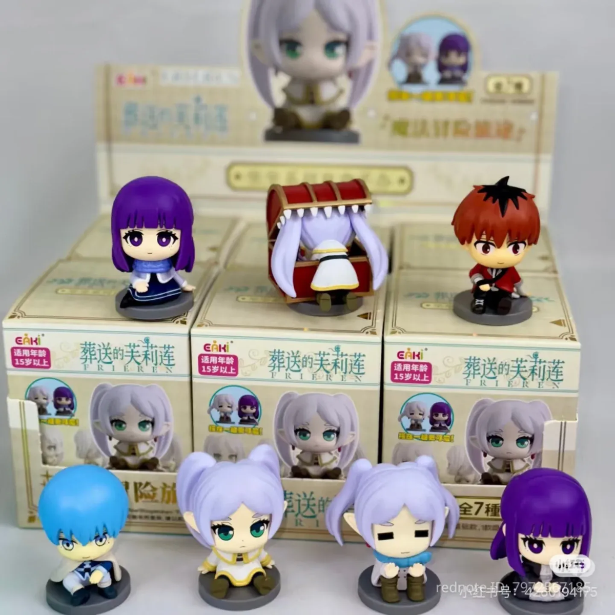 Frieren EAKI Sitting Series – personaggi seduti blind box