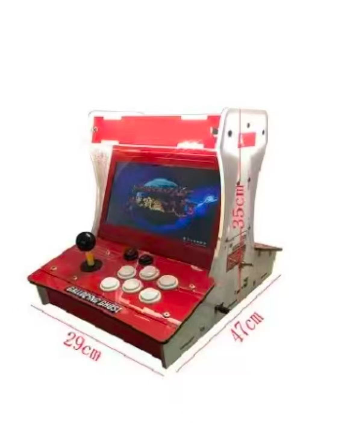 Mini cabinato arcade a due schermi e due postazioni