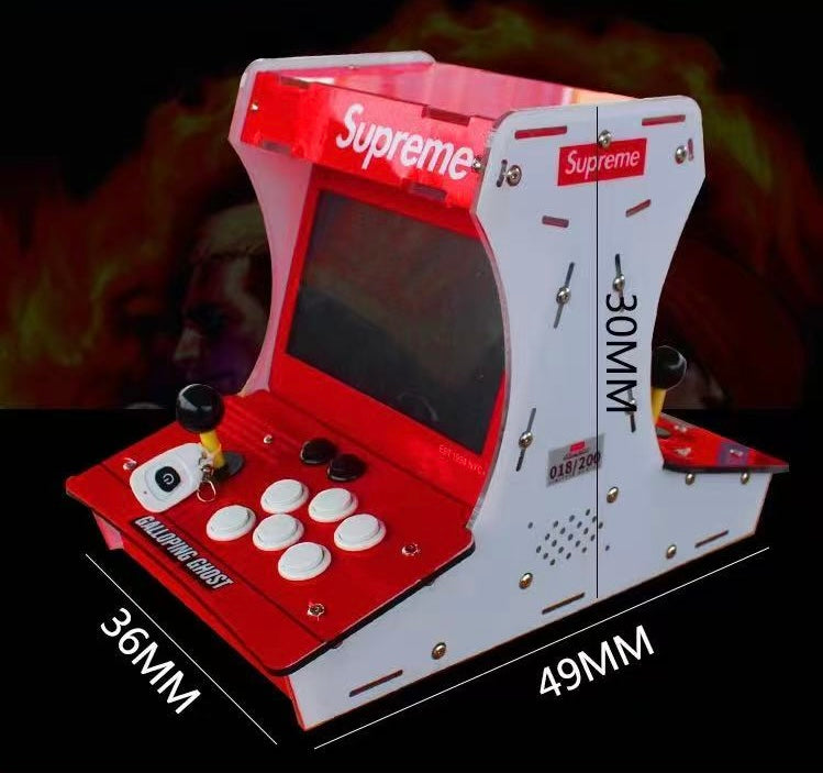 Mini cabinato arcade a due schermi e due postazioni
