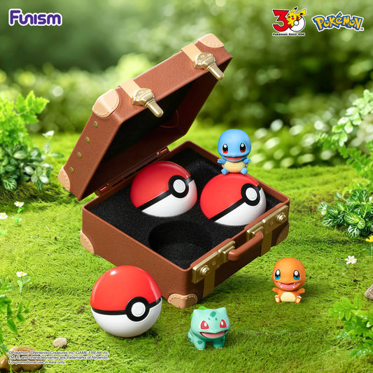 Pokémon FUNISM First Partner – valigetta con tre Poké Ball e mini figure
