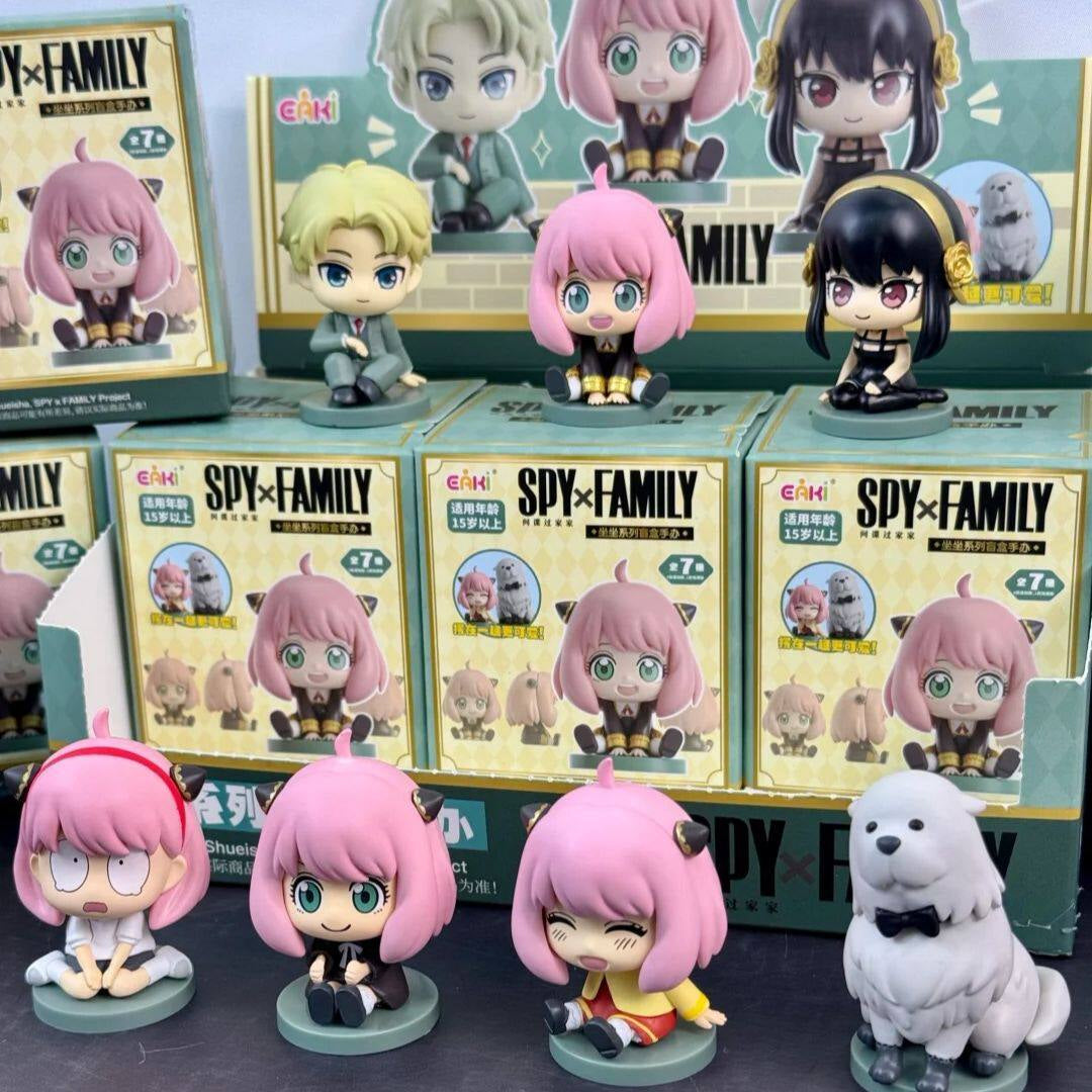 SPY x FAMILY EAKI Sitting Series – figure Anya, Loid, Yor e Bond